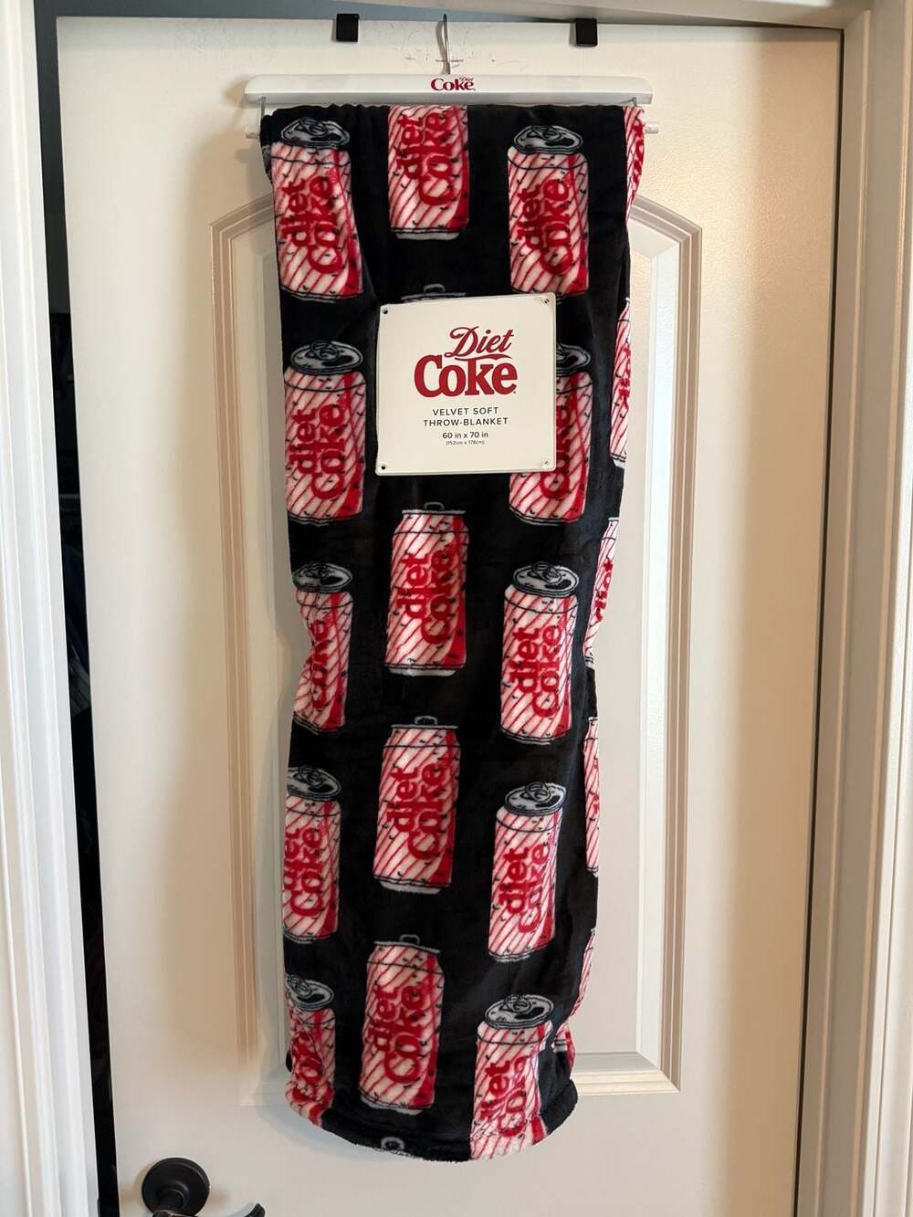Diet Coke Velvet Soft Throw Blanket 60 in x 70 in